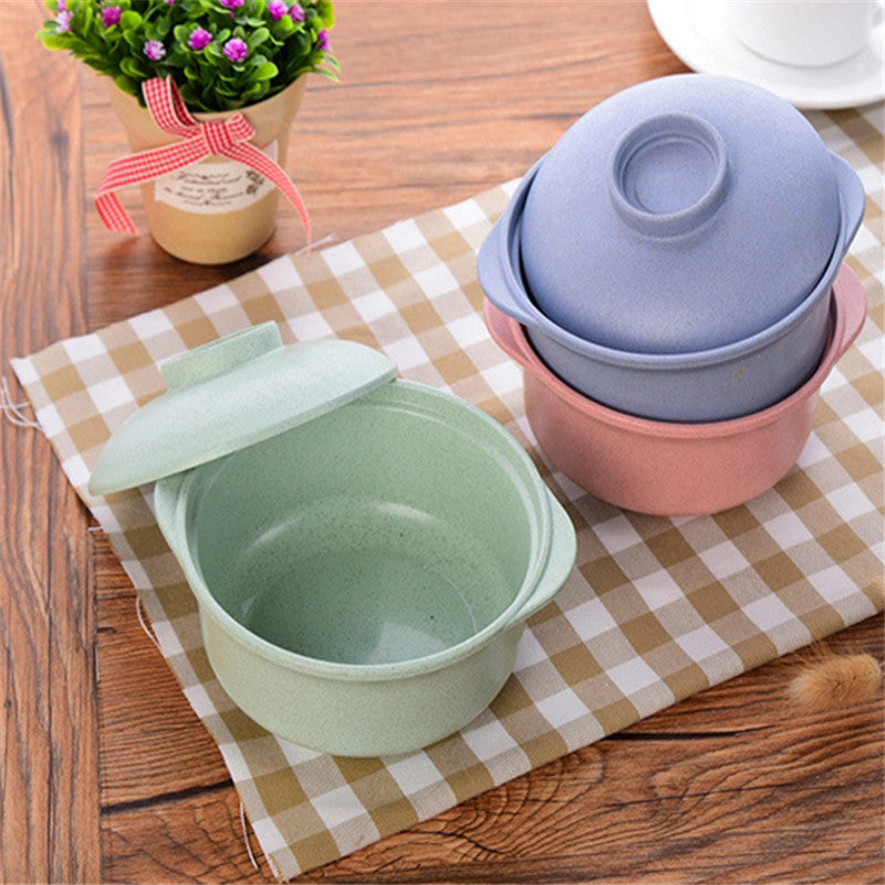 Instant Noodles For Students In Soup Bowls Tableware Lunch Boxes - Black & Elva