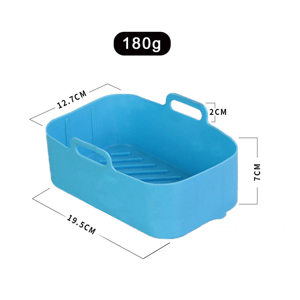 Suitable For DZ201 Foodi 8QT Double Basket Fryer Silicone Pan - Black & Elva