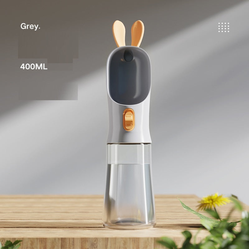Pets Go Out Portable Feeding And Water Feeding Cup - Black & Elva