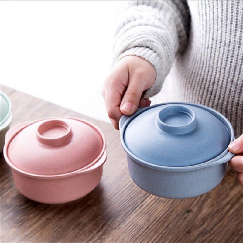 Instant Noodles For Students In Soup Bowls Tableware Lunch Boxes - Black & Elva