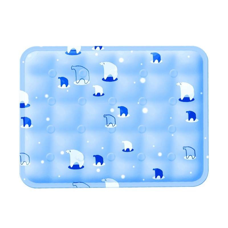 Pet Ice Pad Gel Cooling In Summer - Black & Elva