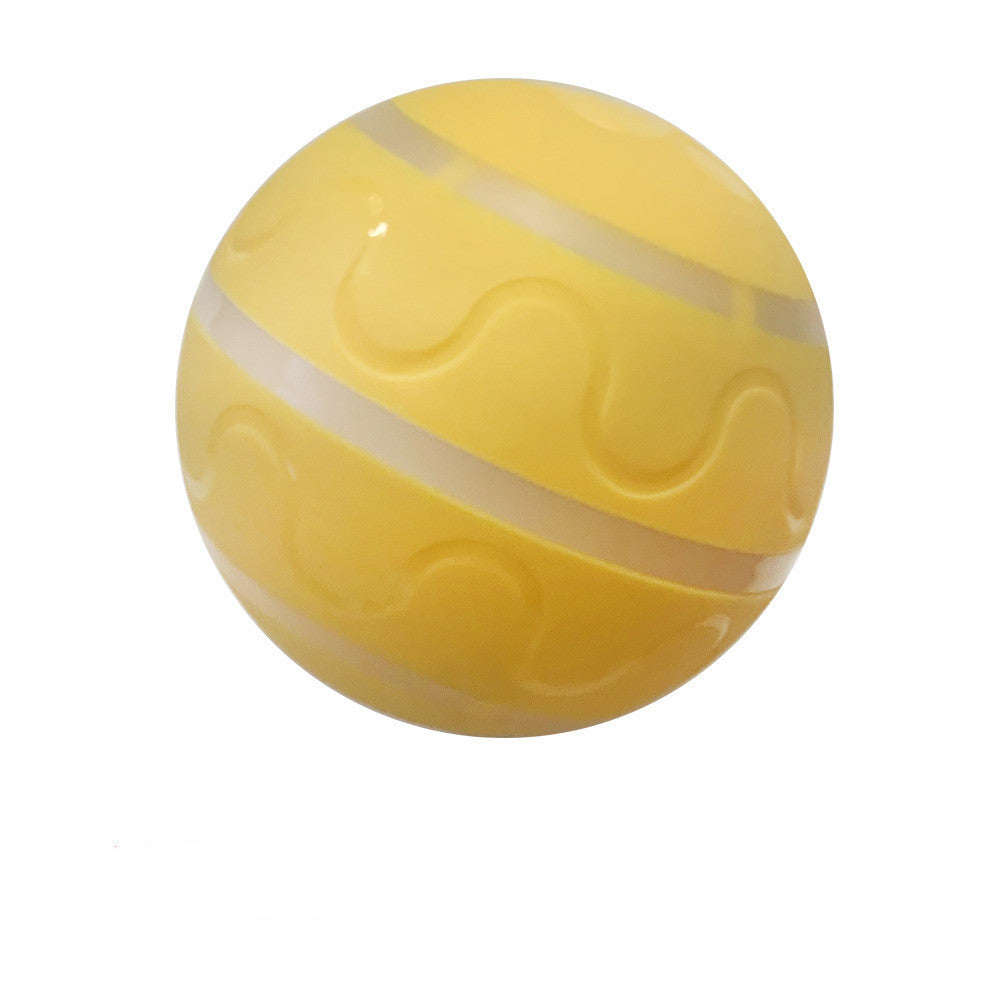 Pet New Cat Wicked Ball Toy Intelligent Ball USB Cat Toys Self Rotating Ball Automatic Rotation Ball - Black & Elva