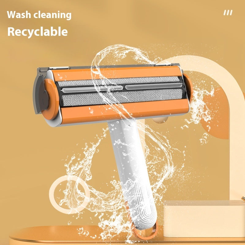 2 In 1 Pet Hair Removal Roller Multifunctional Portable Washable Hair Removal Brush Pet Supplies - Black & Elva