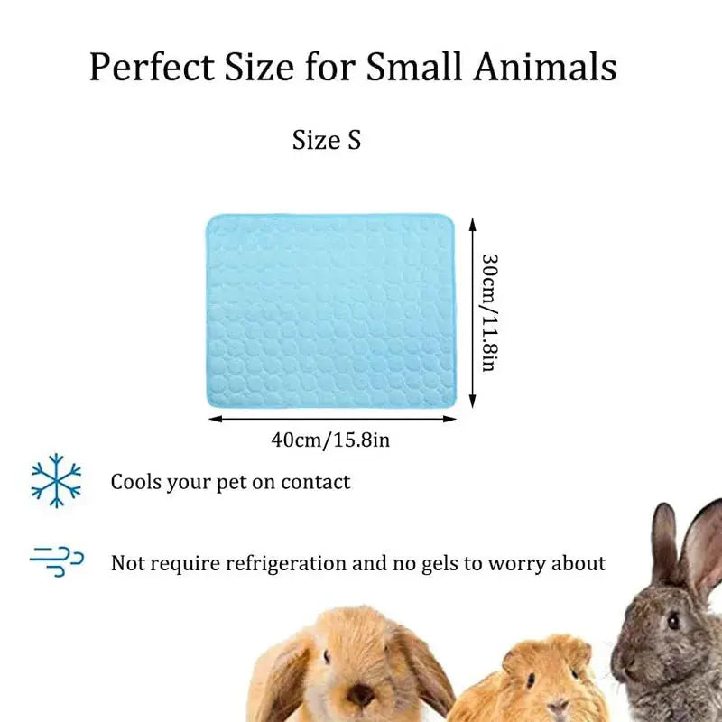 Cooling Guinea Pig Cage Liner - Black & Elva