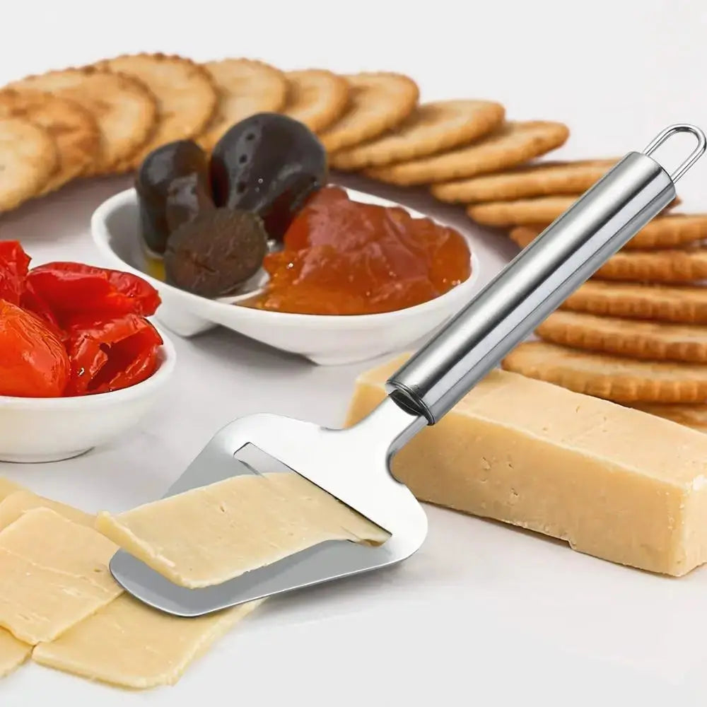 Stainless Steel Cheese Slicer Tool - Black & Elva
