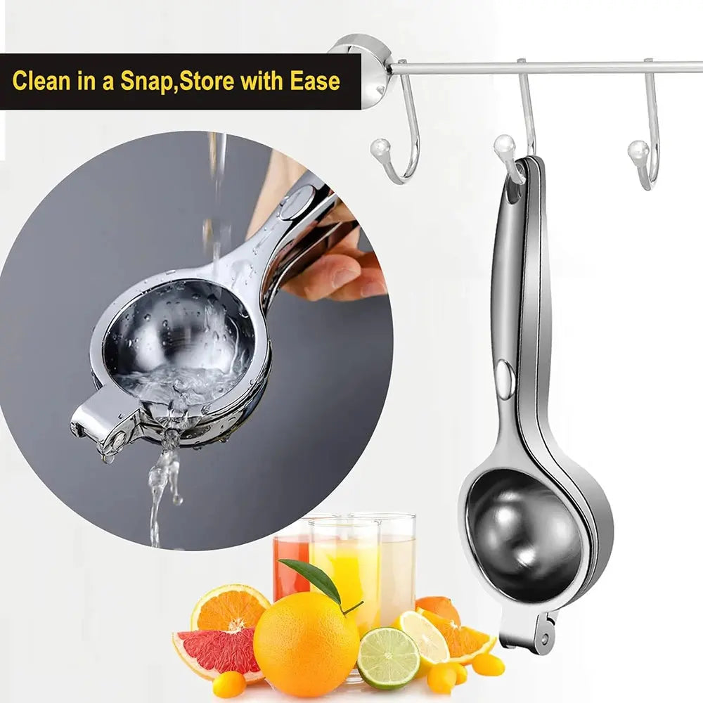 Manual Lemon Juicer Clip - Black & Elva