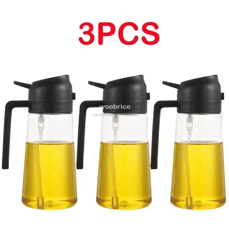 2in1 Oil Spray Bottle - Black & Elva