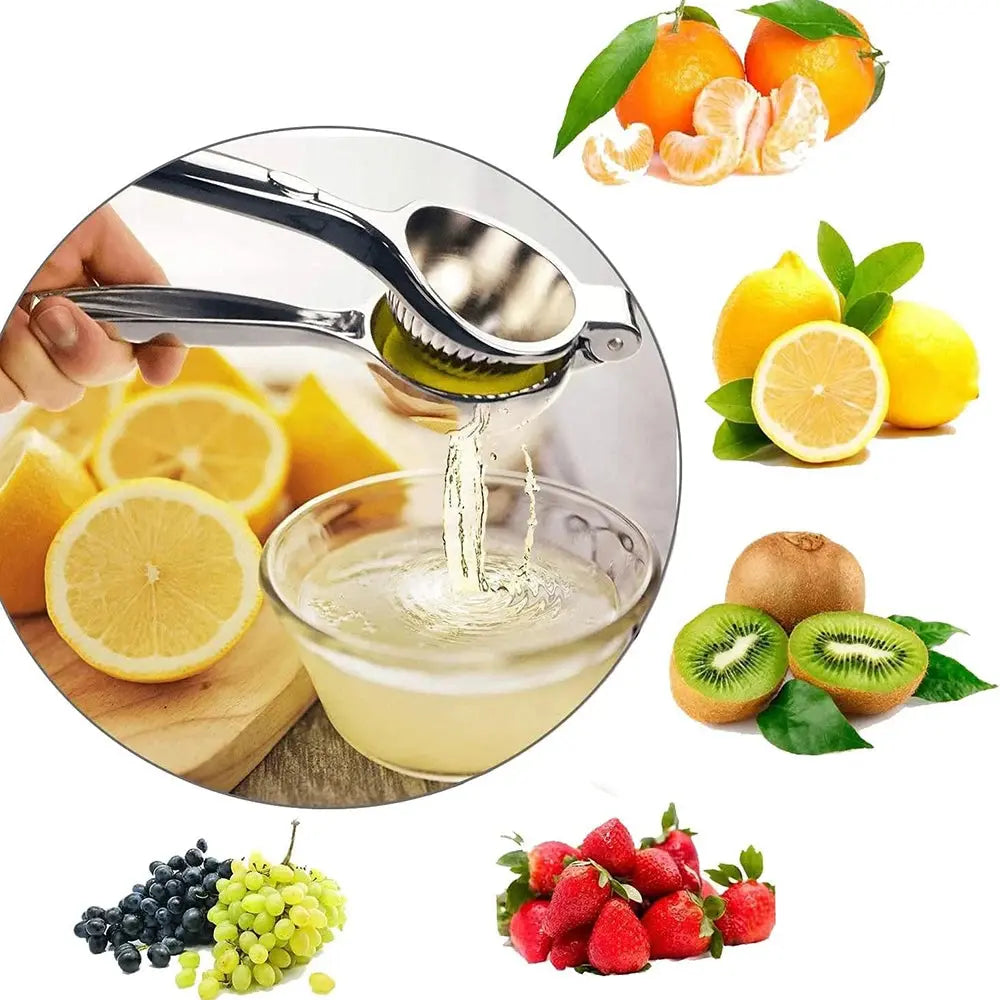 Manual Lemon Juicer Clip - Black & Elva