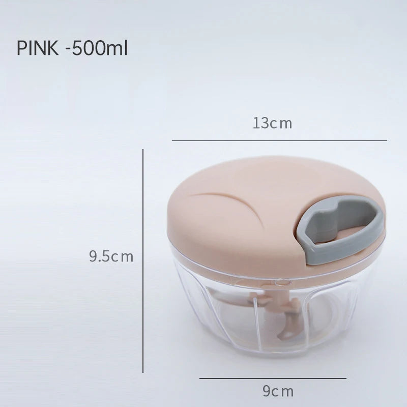 compact garlic chopper device