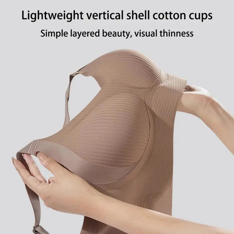 Seamless Wireless Sleep Bra - Black & Elva