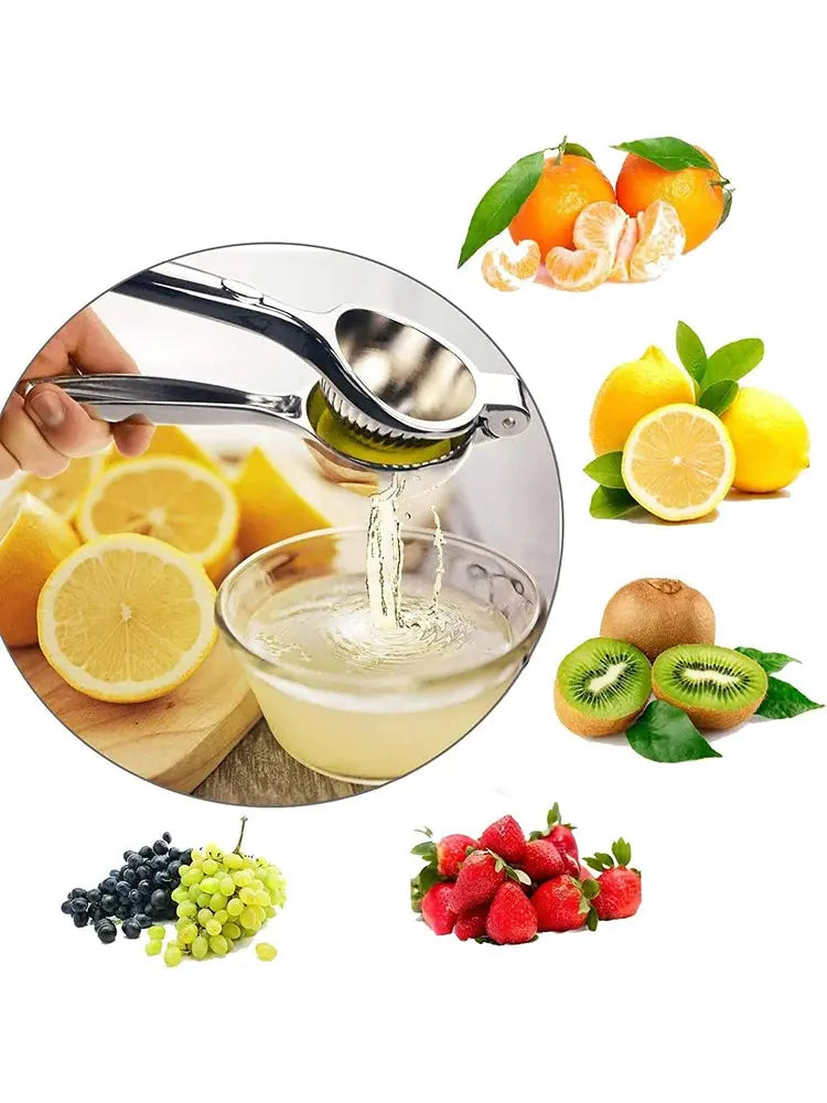 Manual Lemon Juicer Clip - Black & Elva