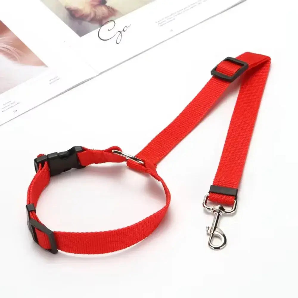 Dog Car Seat Belt - Black & Elva