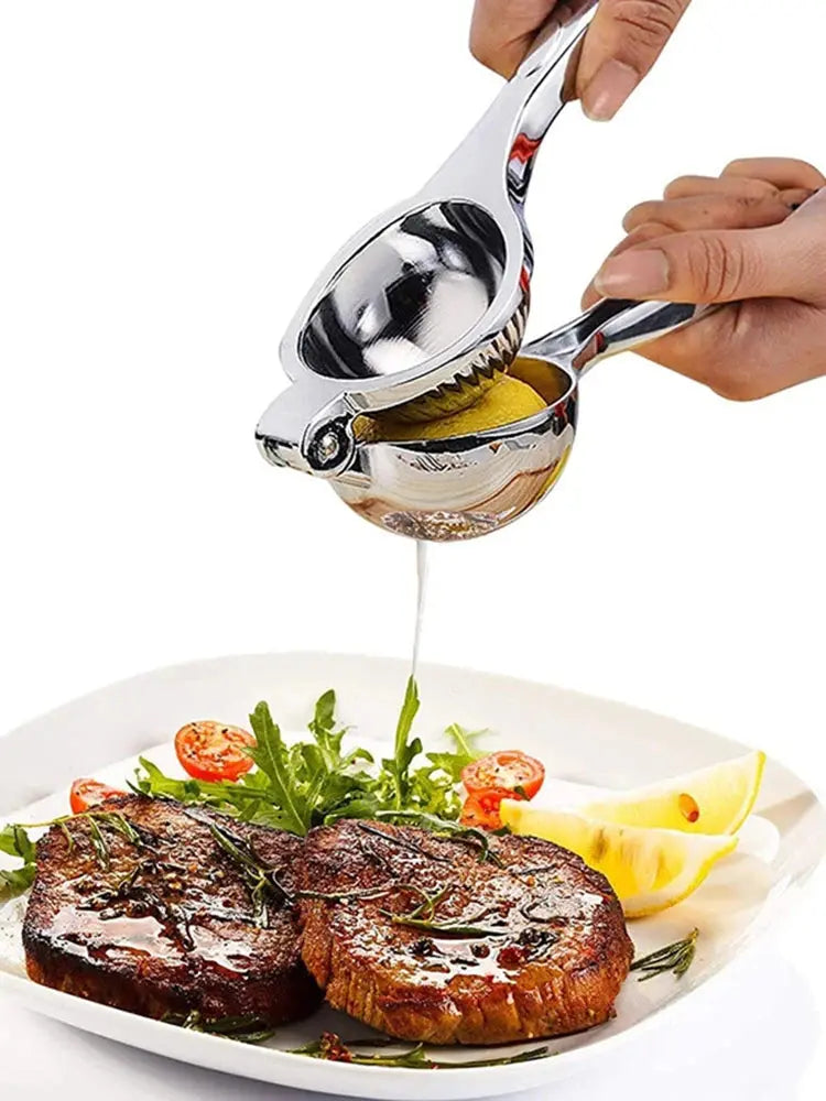 Manual Lemon Juicer Clip - Black & Elva