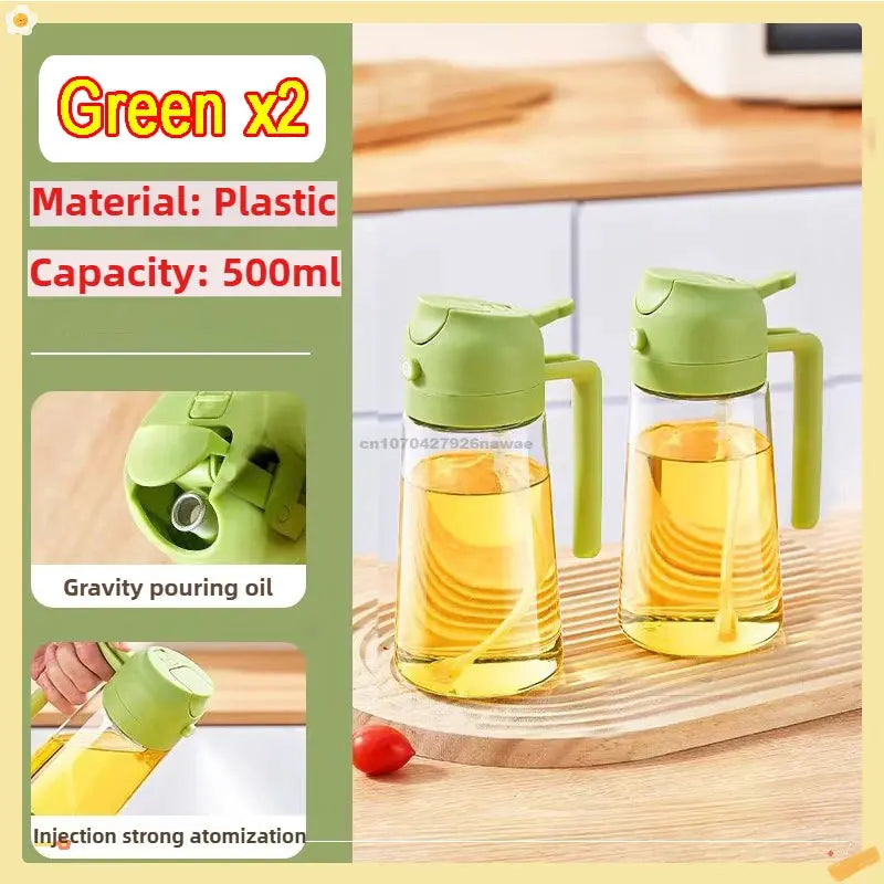 2in1 Oil Spray Bottle - Black & Elva