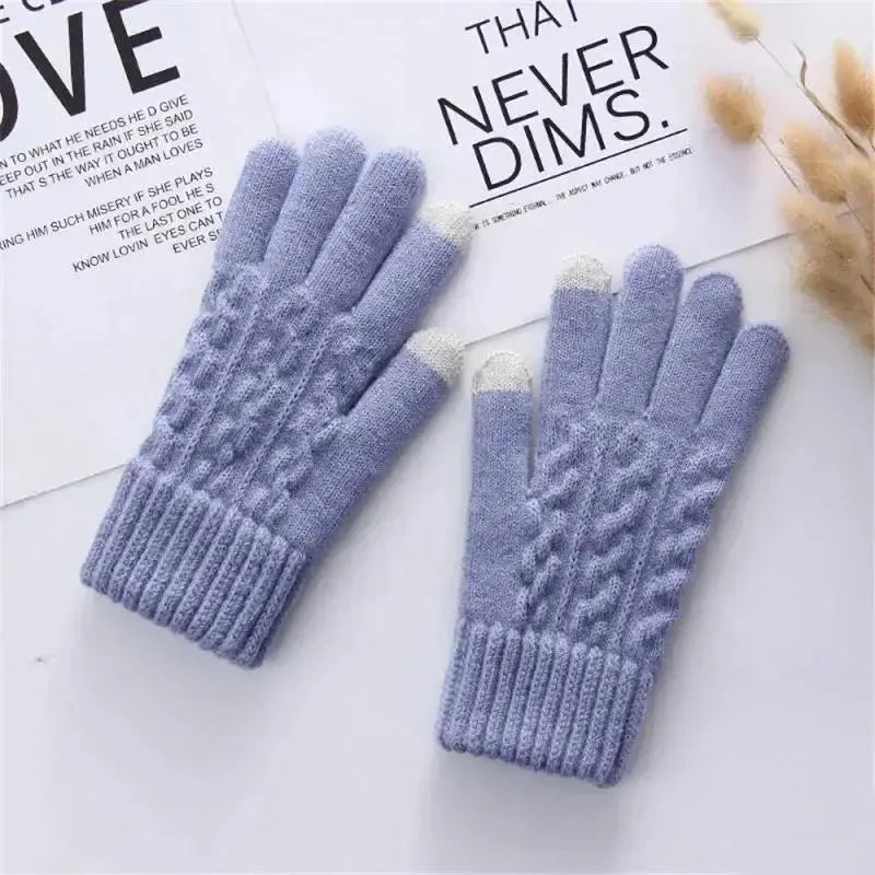 Men's Touchscreen Winter Gloves - Black & Elva