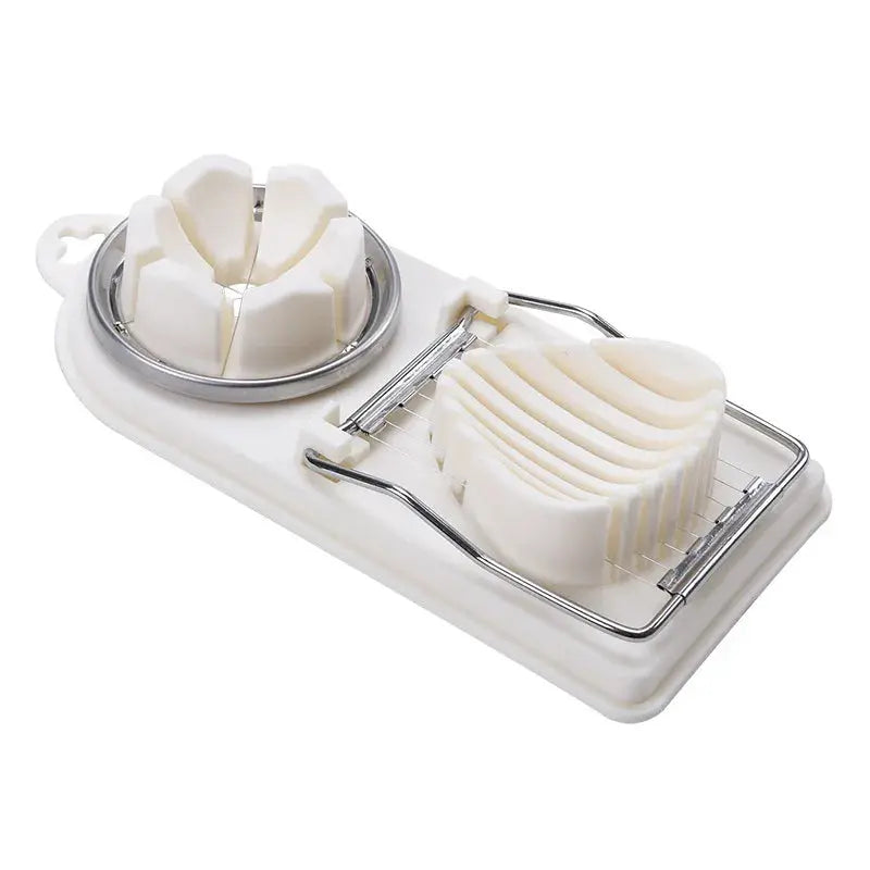 Multifunctional Stainless Steel Egg Slicer - Black & Elva