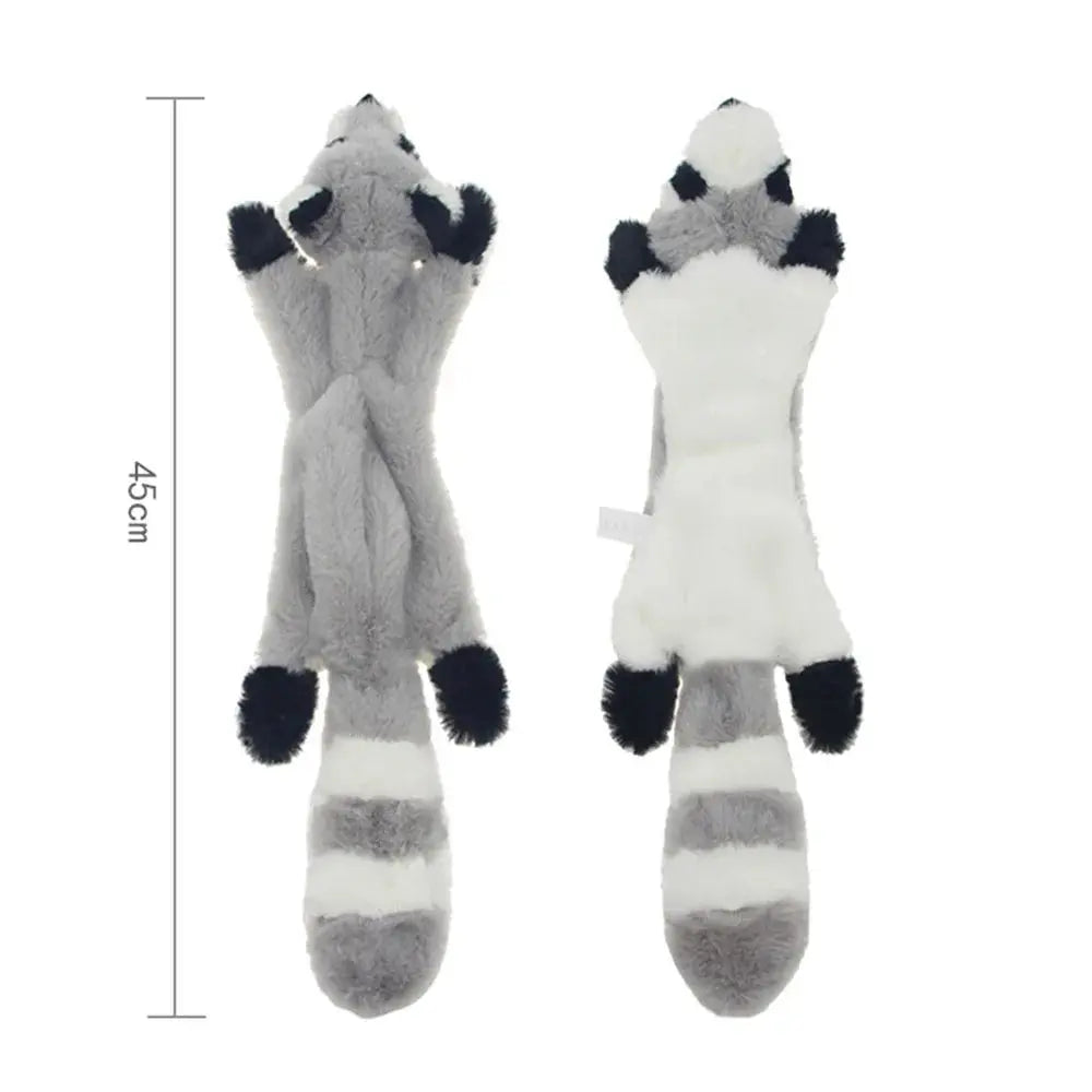 Stuffingless Squeaky Dog Toy - Black & Elva