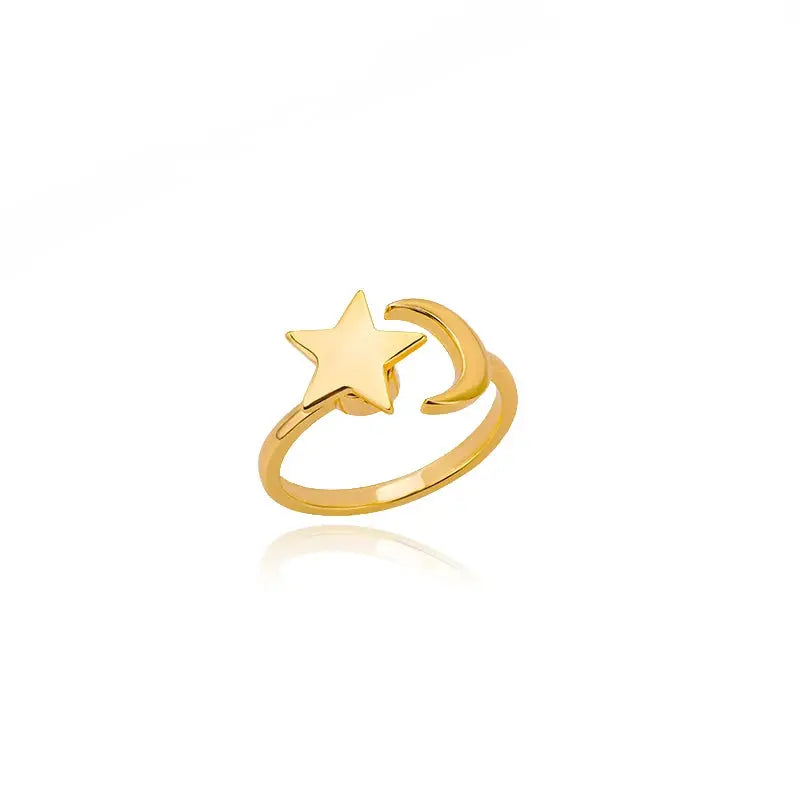 Rotatable Clover Ring - Black & Elva