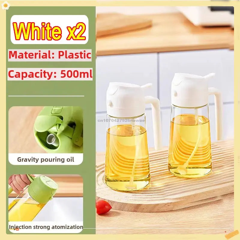 2in1 Oil Spray Bottle - Black & Elva