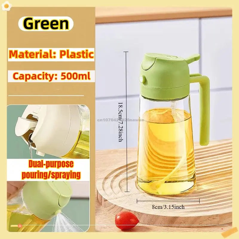 2in1 Oil Spray Bottle - Black & Elva