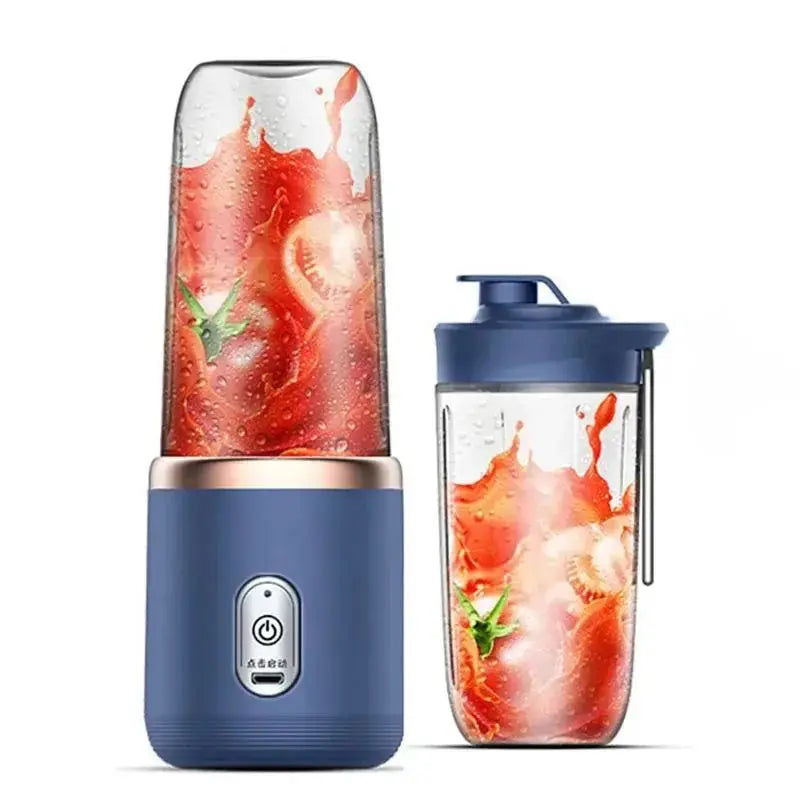 Portable USB Blender Bottle - Black & Elva