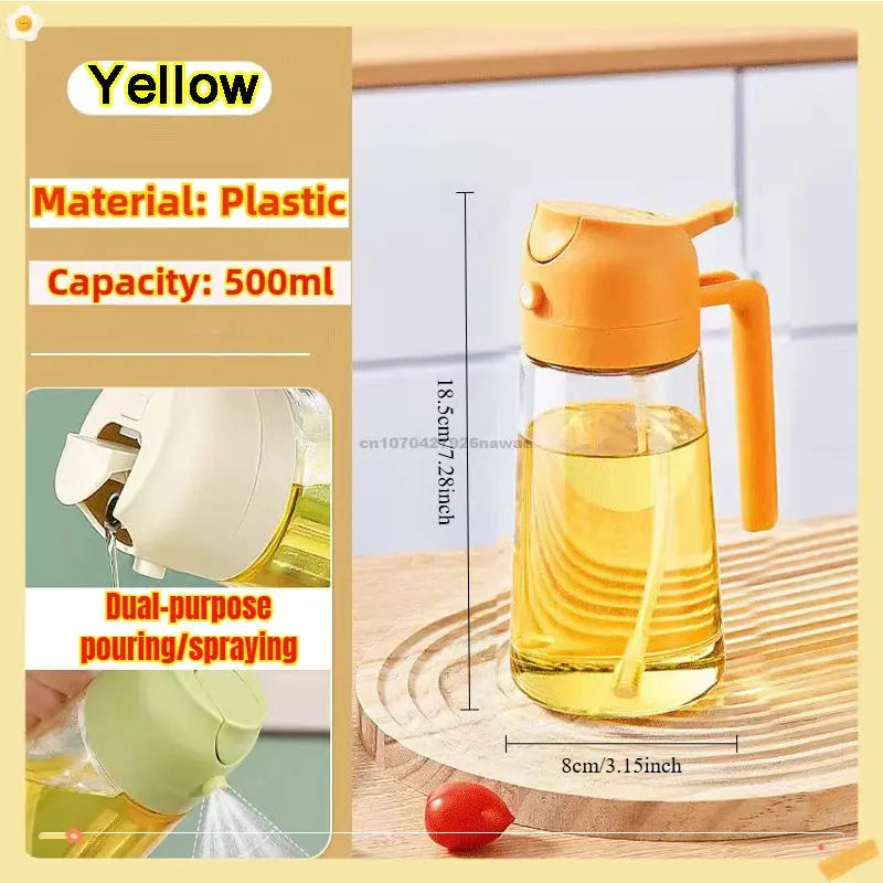 2in1 Oil Spray Bottle - Black & Elva
