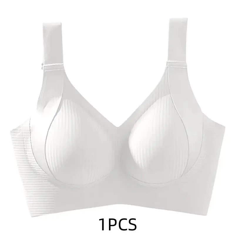 Seamless Wireless Sleep Bra - Black & Elva