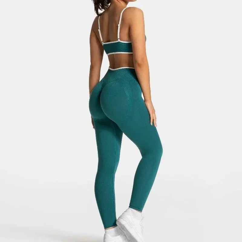Sexy Backless Sports Bra - Black & Elva