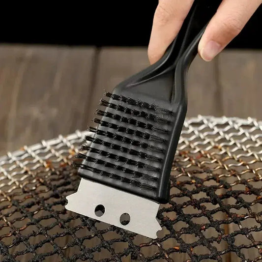 BBQ Grill Cleaning Brush - Black & Elva