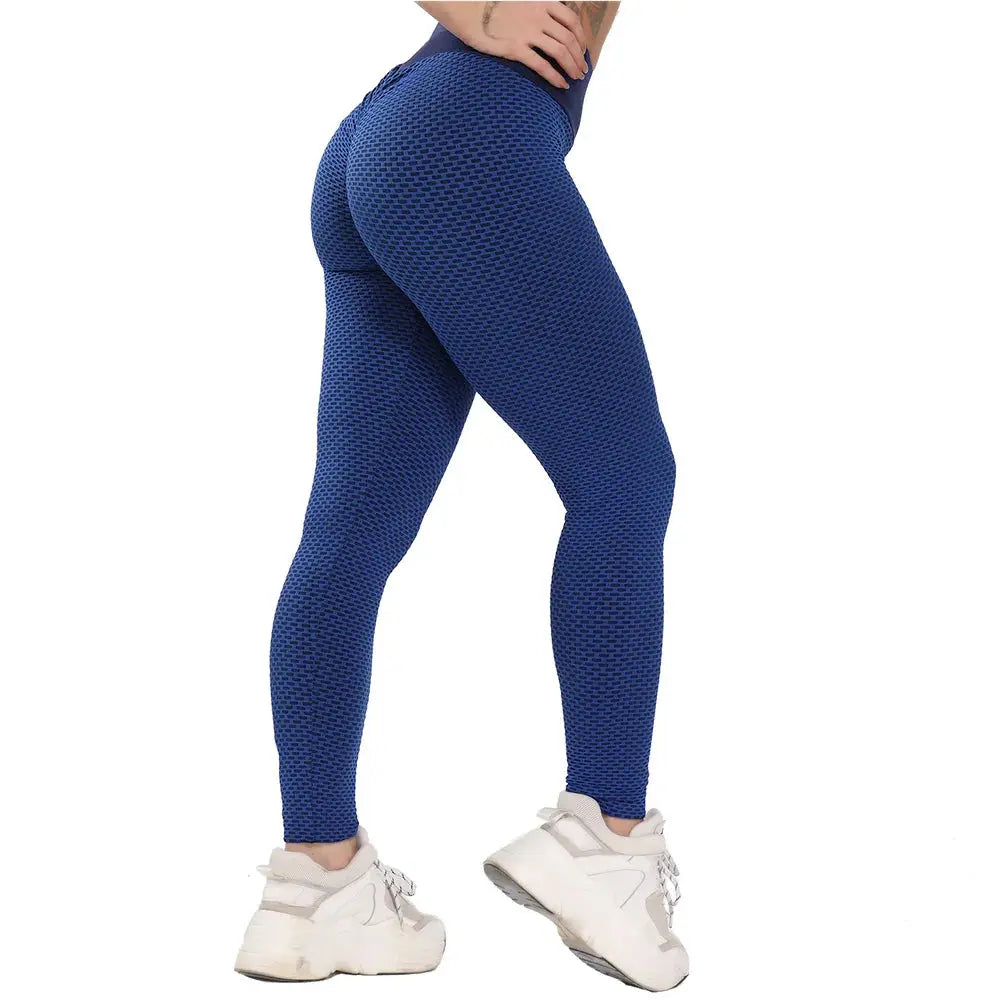 Scrunch Butt Gym Leggings - Black & Elva