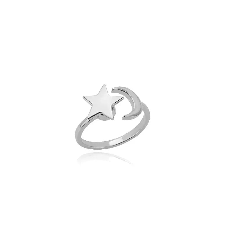 Rotatable Clover Ring - Black & Elva