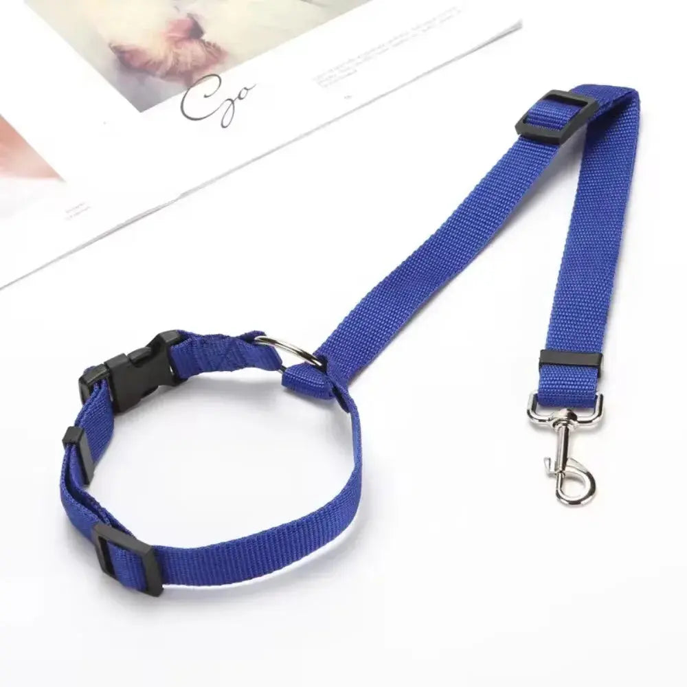 Dog Car Seat Belt - Black & Elva