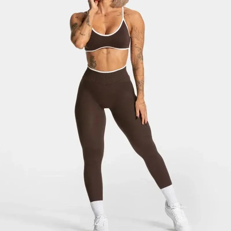 Sexy Backless Sports Bra - Black & Elva