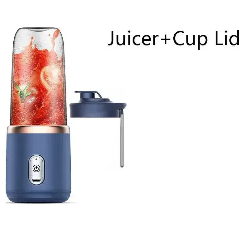 Portable USB Blender Bottle - Black & Elva