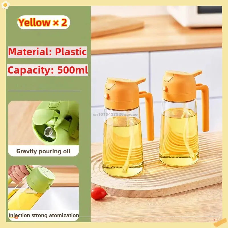 2in1 Oil Spray Bottle - Black & Elva