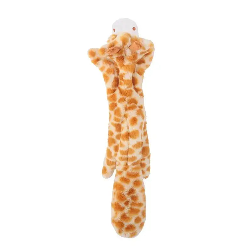 Stuffingless Squeaky Dog Toy - Black & Elva