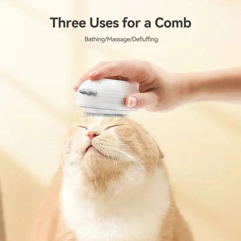 Wireless Electric Pet Hair Brush - Black & Elva