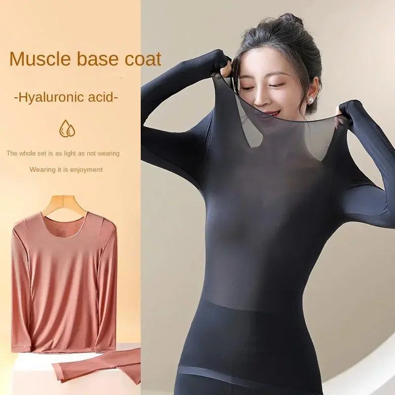 Women's Thermal Base Layer - Black & Elva