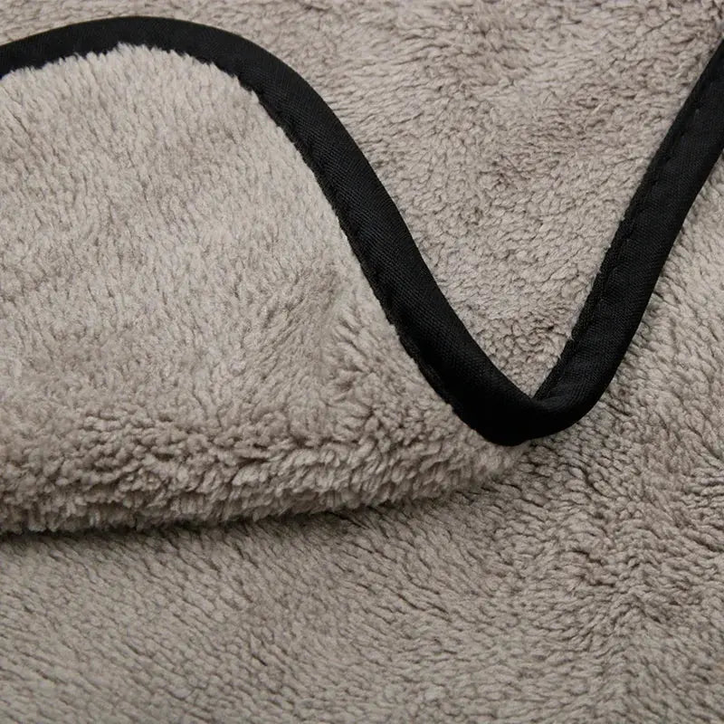 Microfiber Car Wash Towels Set - Black & Elva