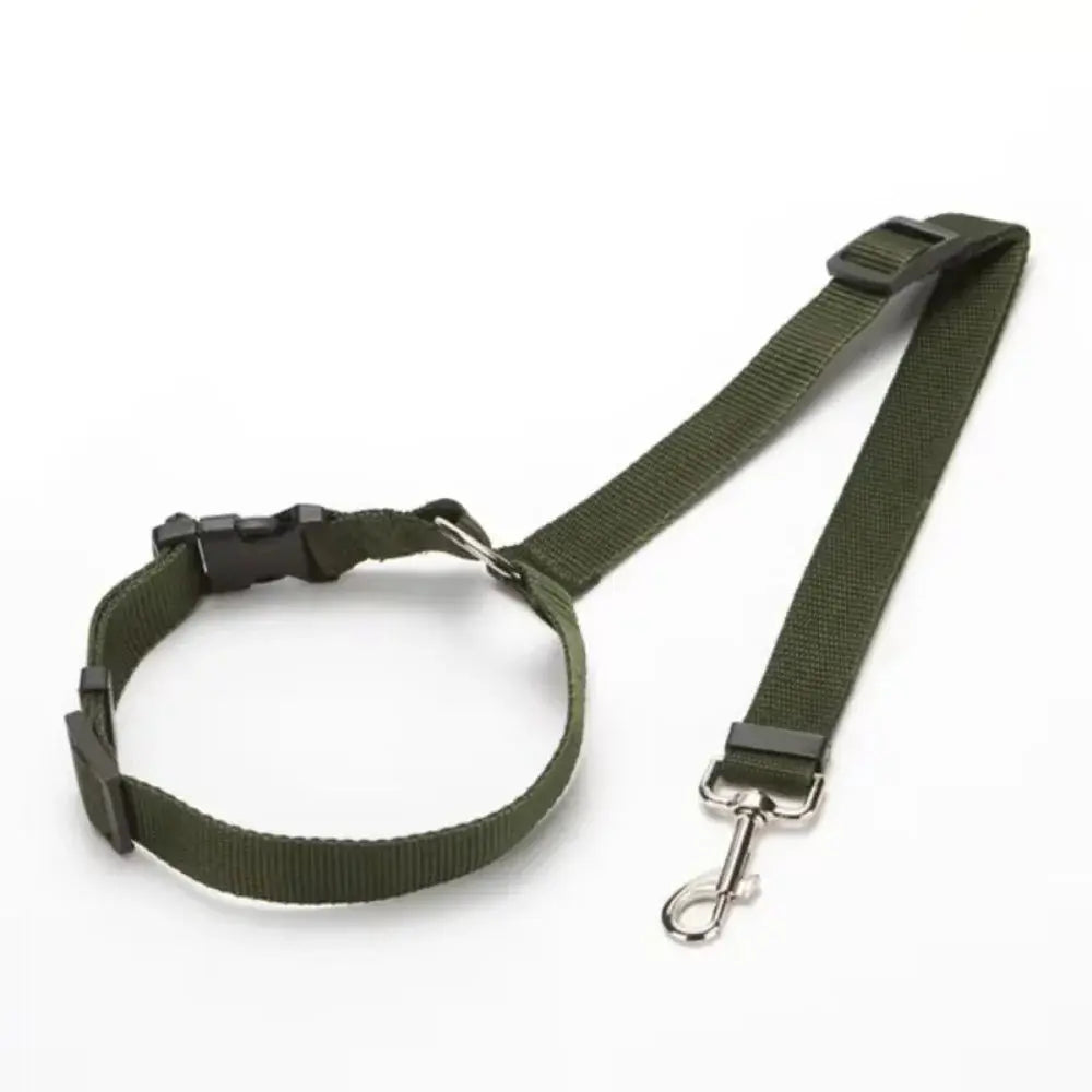Dog Car Seat Belt - Black & Elva
