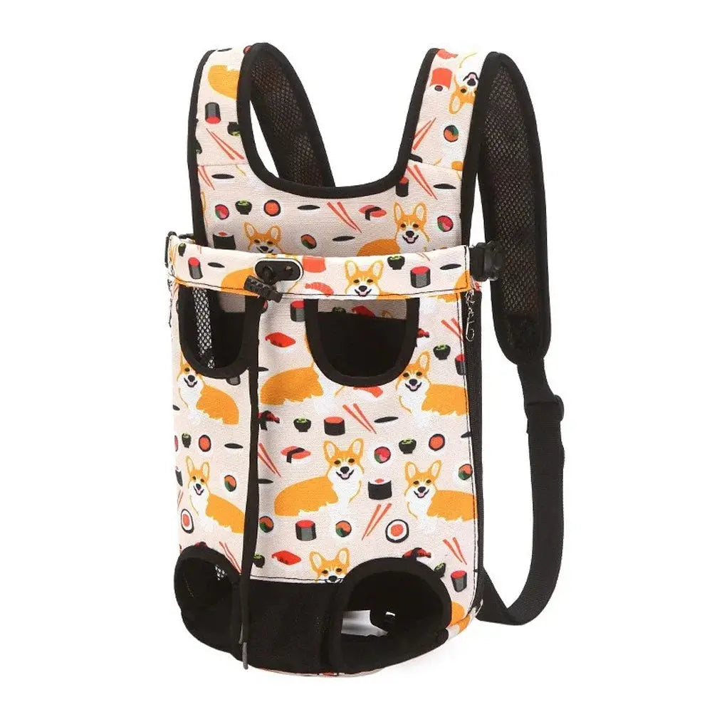 Pet Backpack - Black & Elva