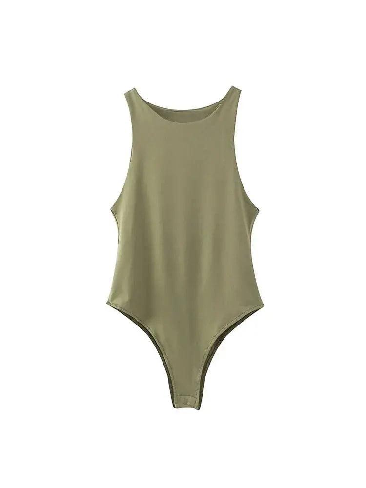Sexy Summer Bodysuit - Black & Elva