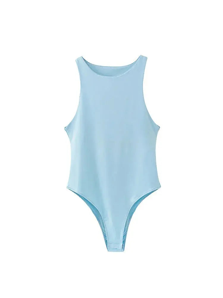 Sexy Summer Bodysuit - Black & Elva
