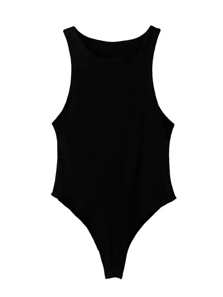 Sexy Summer Bodysuit - Black & Elva