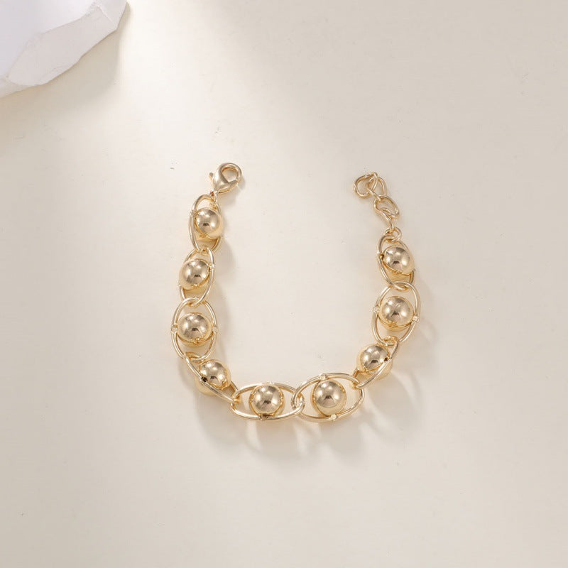 Fashionable All-match Natural Crystal Bracelet - Black & Elva