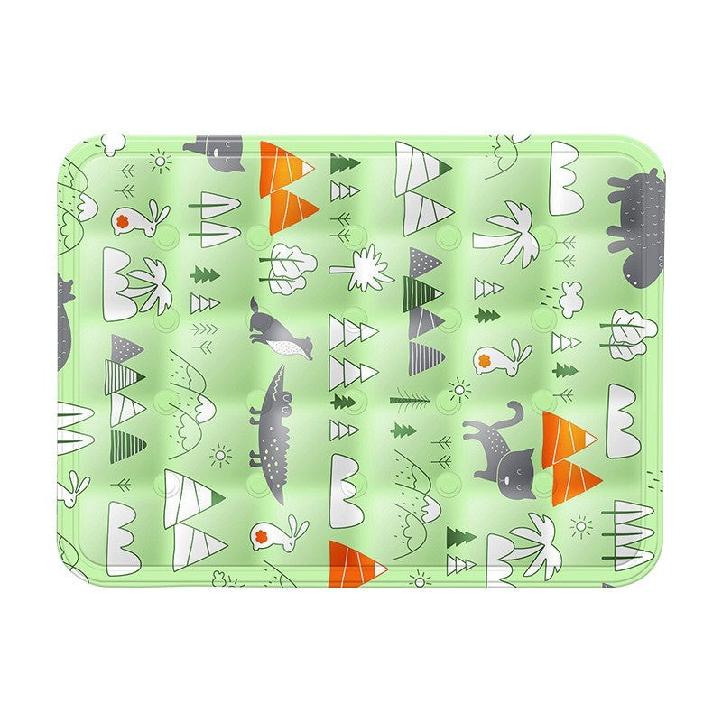 Pet Ice Pad Gel Cooling In Summer - Black & Elva