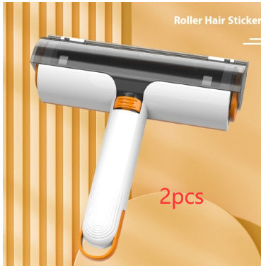 2 In 1 Pet Hair Removal Roller Multifunctional Portable Washable Hair Removal Brush Pet Supplies - Black & Elva