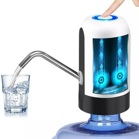 Water Bottle Electric Automatic Universal Dispenser 5 Gallon USB USB Water Dispenser Automatic Drinking Water Bottle - Black & Elva