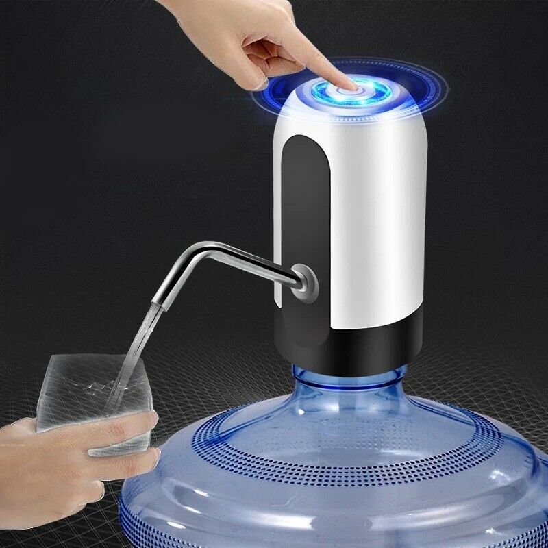Water Bottle Electric Automatic Universal Dispenser 5 Gallon USB USB Water Dispenser Automatic Drinking Water Bottle - Black & Elva