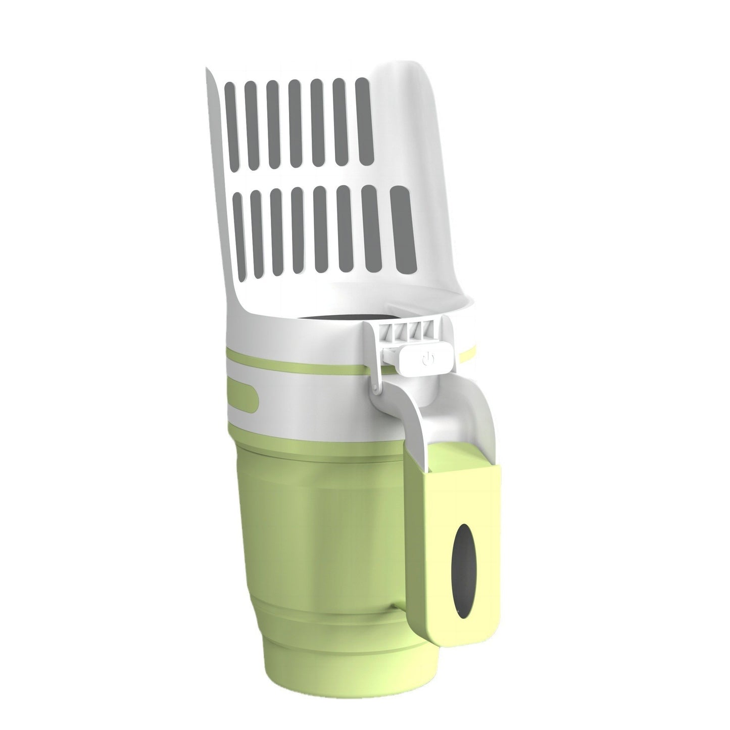 Self-Cleaning Cat Litter Scoop with Refill Bags – Wide Shovel & Waste Bin System - Black & Elva